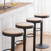 Tabouret de Bar Industriel Réglable - Lot de 2