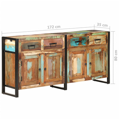 Buffet Industriel en Bois Recyclé