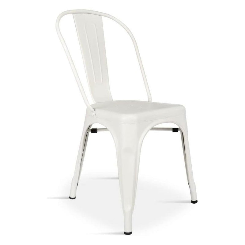 Chaise Industrielle Blanche