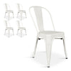 Chaise Industrielle Blanche