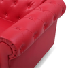 Fauteuil Chesterfield Rouge