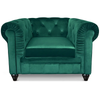 Fauteuil Chesterfield Vert