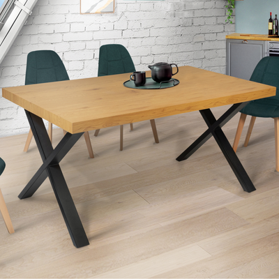 Pied de Table Industriel en X