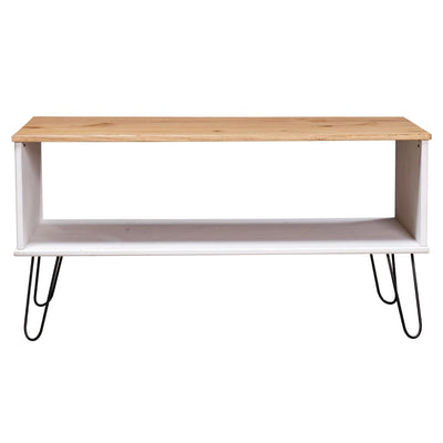 Table Basse Blanche Industrielle