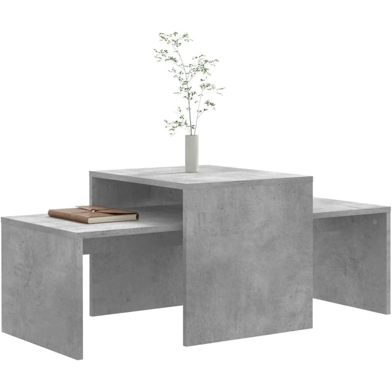 Table Basse Gigogne Beton Cire