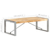 Table Basse Manguier Industrielle