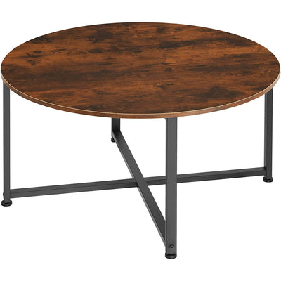 Table Basse Ronde Industrielle