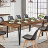 Table Style Industriel avec Rallonge