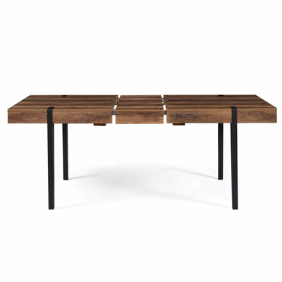 Table Style Industriel avec Rallonge