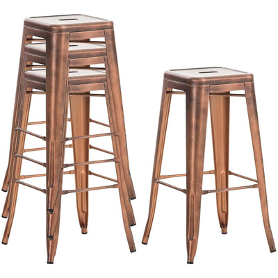 tabouret de bar metal cuivre