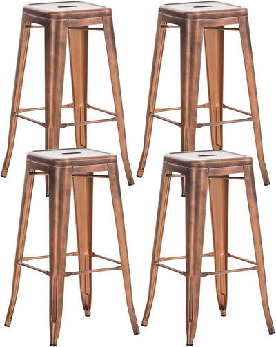 tabouret de bar industriel cuivre