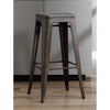 Tabouret de Bar Industriel Marron