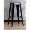 Tabouret de Bar Noir Industriel