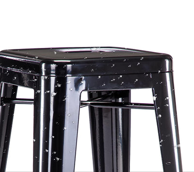 Tabouret de Bar Noir Industriel