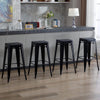 Tabouret de Bar Noir Industriel