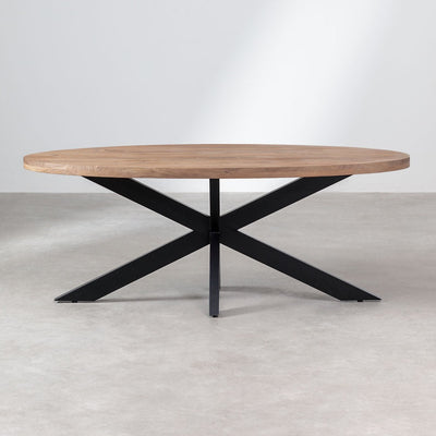 Table Ovale Industrielle