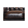 Canapé Chesterfield 3 Places Cuir Marron