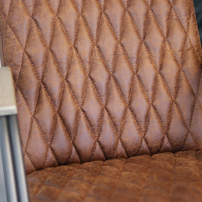 Fauteuil Cuir Cognac Vintage