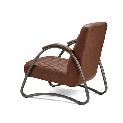 Fauteuil Cuir Cognac Vintage