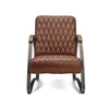 Fauteuil Cuir Cognac Vintage