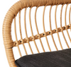 Fauteuil à Bascule Rotin Vintage