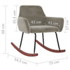 Fauteuil à Bascule Vintage