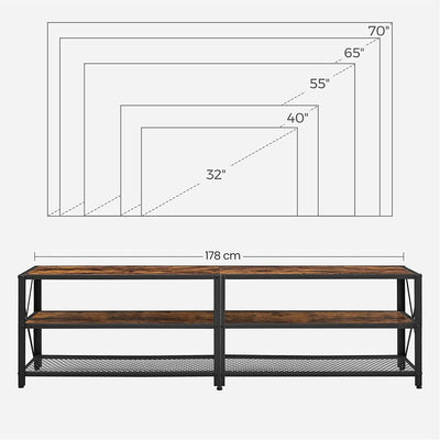 Meuble TV Industriel Long