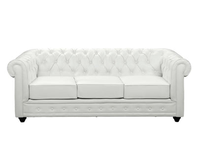 Canapé Chesterfield Blanc