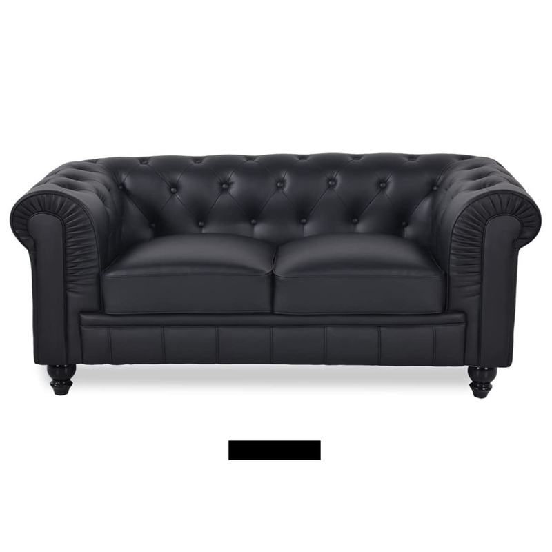 Canapé Industriel Chesterfield marron