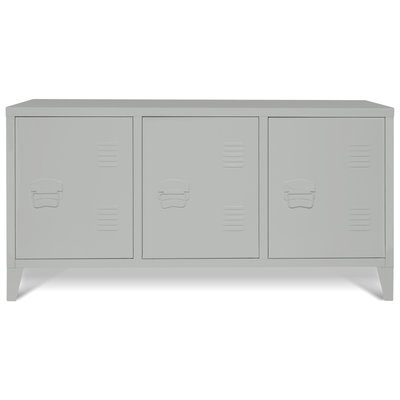 buffet metal gris style industriel