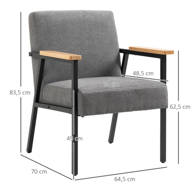 Fauteuil Scandinave Industriel