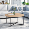 Petite Table Basse Ronde Industrielle