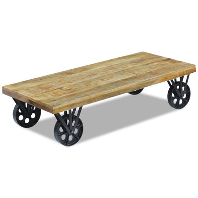 Table Basse Wagonnet Industriel