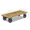 Table Basse Wagonnet Industriel