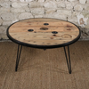 Table Basse Touret Industriel