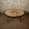 table basse industrielle touret